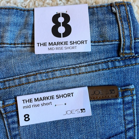 Joe’s Girls Denim Markie Shorts - Size 8 - Picture 3 of 6